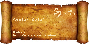 Szalai Ariel névjegykártya